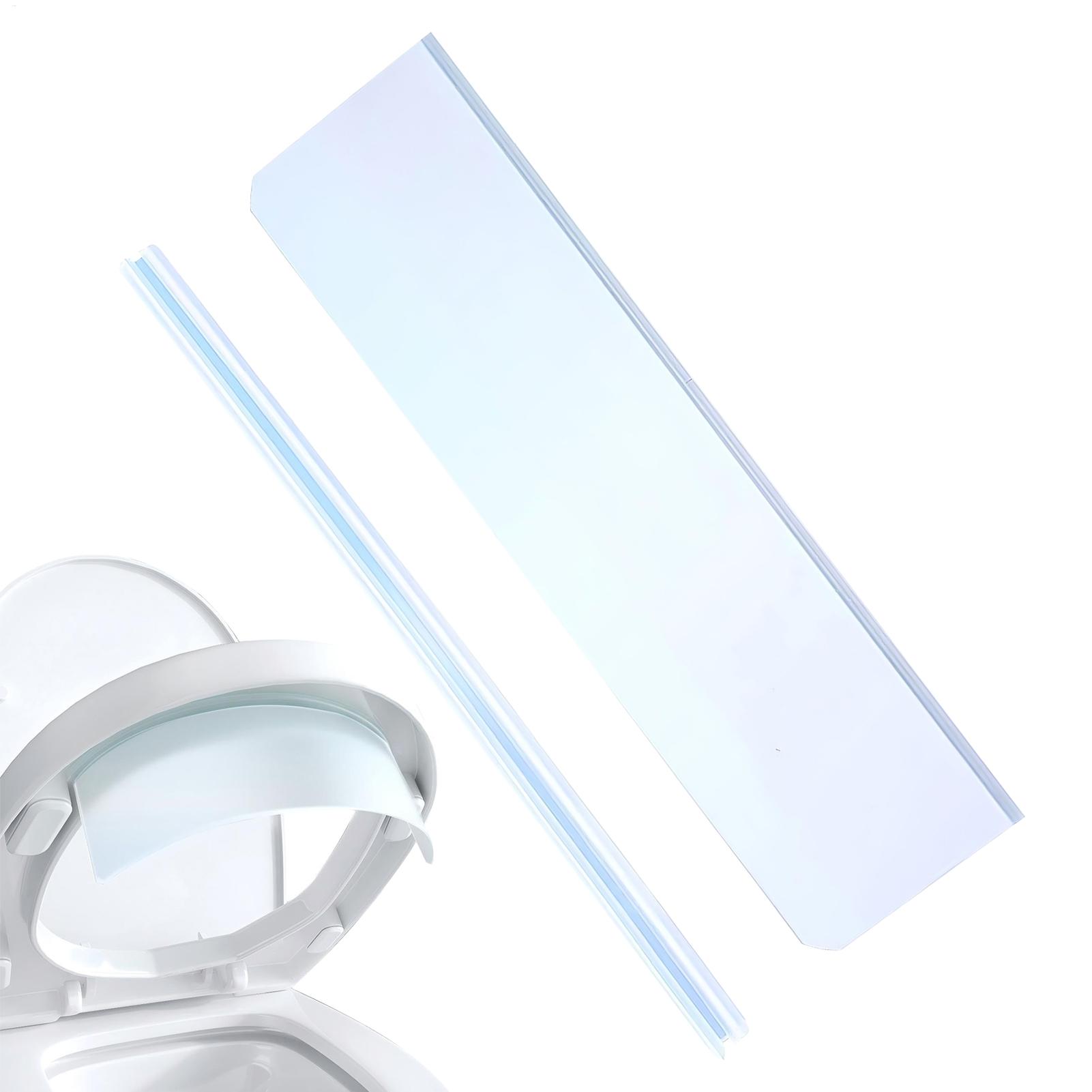 Home Bathroom With Two Toilets - Toilet Splash Guard Urine Deflector 10