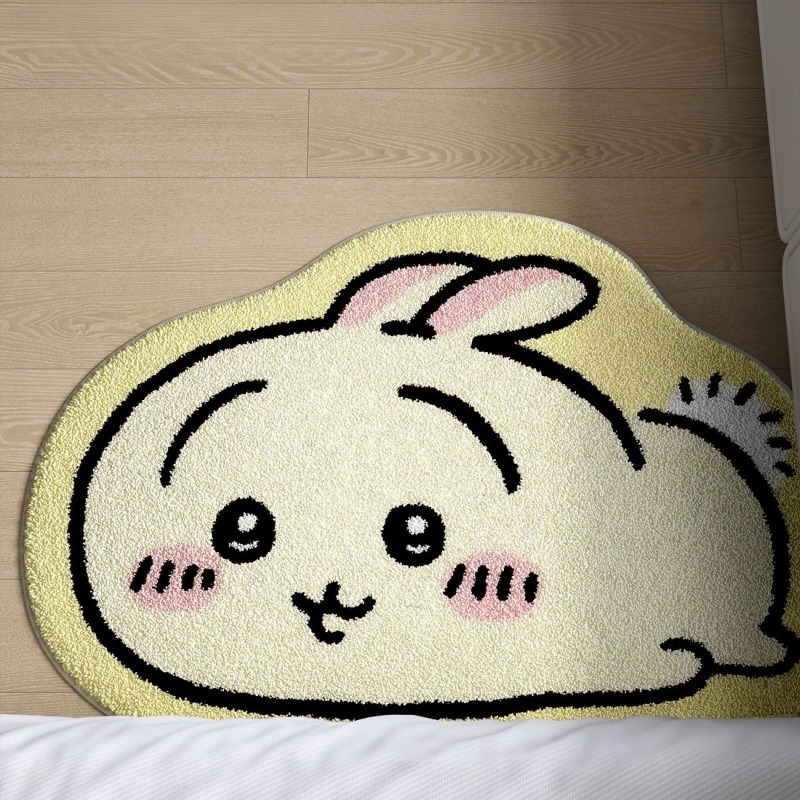 Home Bathroom Rugs - Chiikawa Cartoon Rug Anime Hachiware Usagi