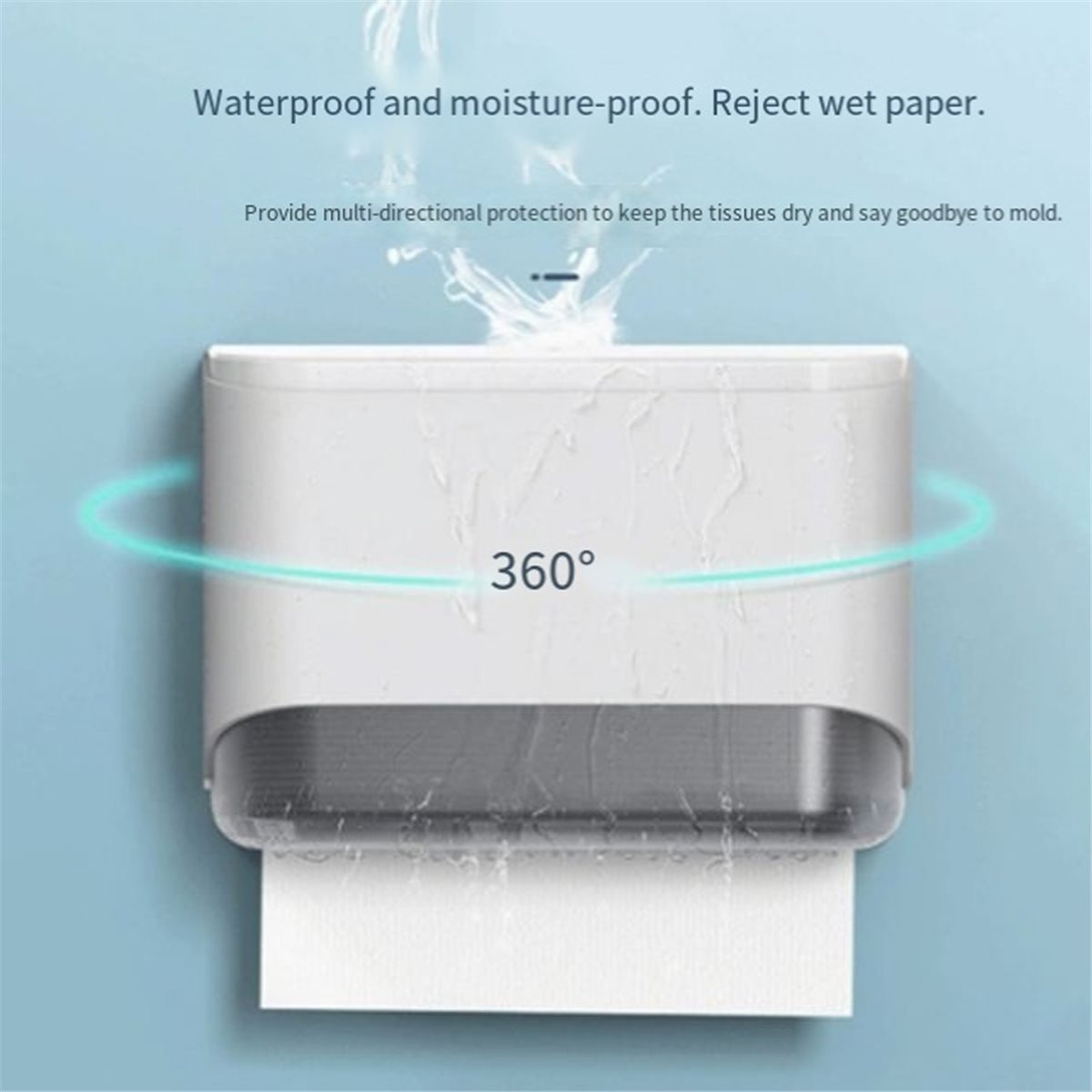 Home Bathroom Paper Towel Dispenser - Paper Towel Dispenser Wall Mounted, Classic