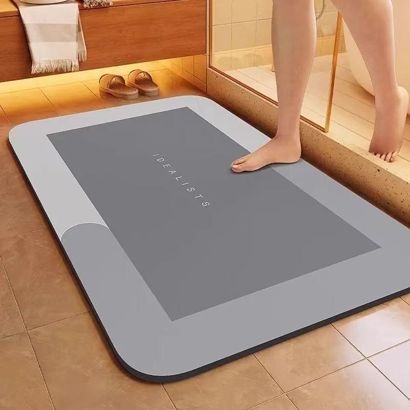 Jet Home Bathroom Mats - Super Absorbent Bath Mat Non Slip