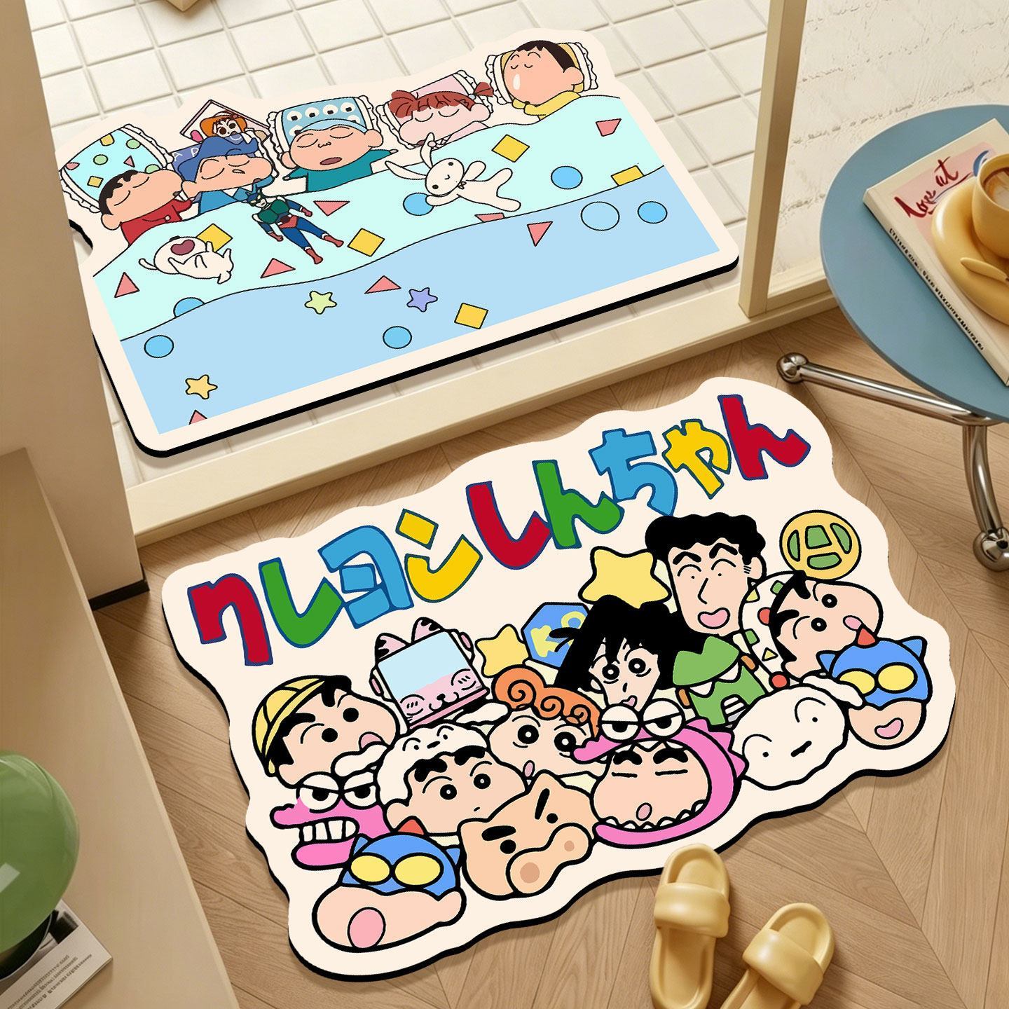 Crayon Shin‑chan Irregular Bat - огляд і ціна Home Bathroom Rugs