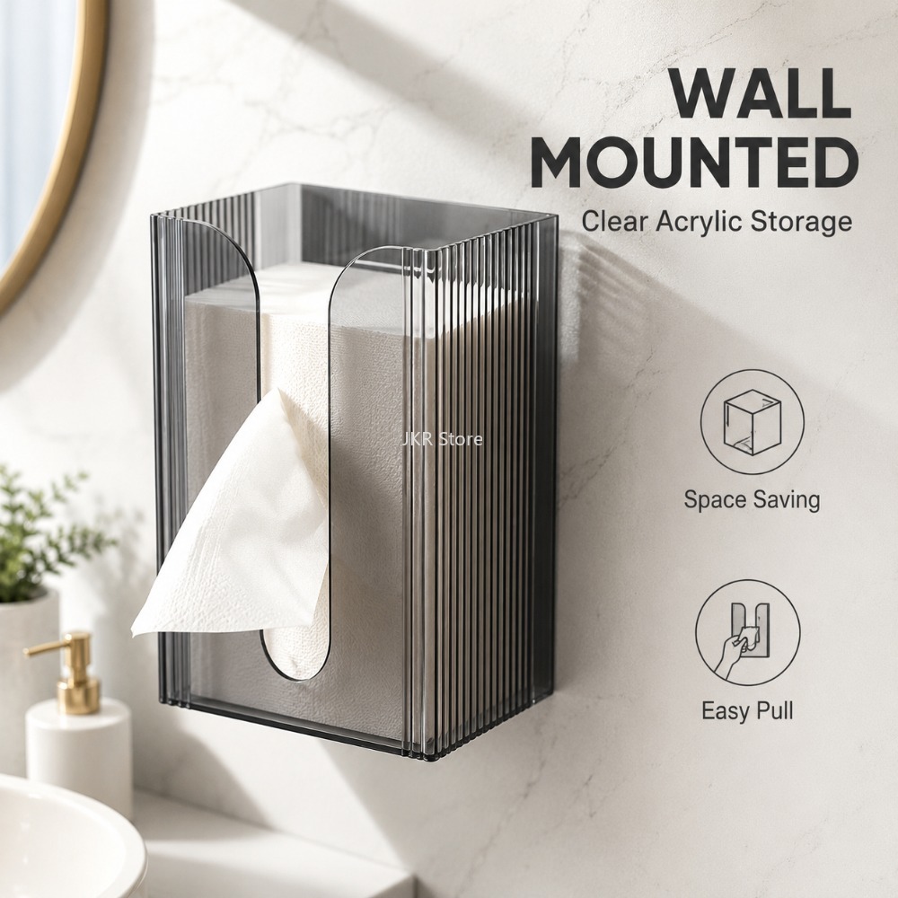 Transparent Acrylic Tissue Box - огляд і ціна Home Bathroom Paper Towel Dispenser
