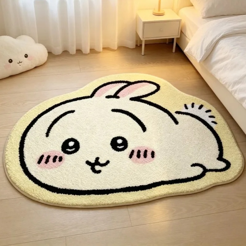 -Chiikawa Cartoon Rug Anime Ha - огляд і ціна Home Bathroom Rugs