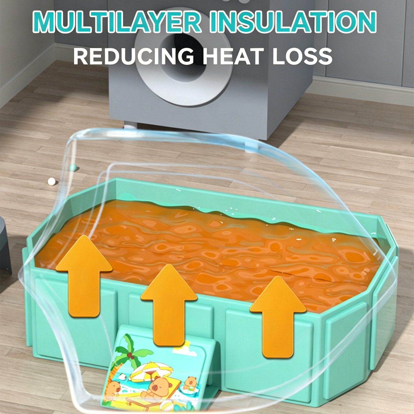 1PC Foldable Bathtub Portable  - огляд і ціна Home Bathroom Tub
