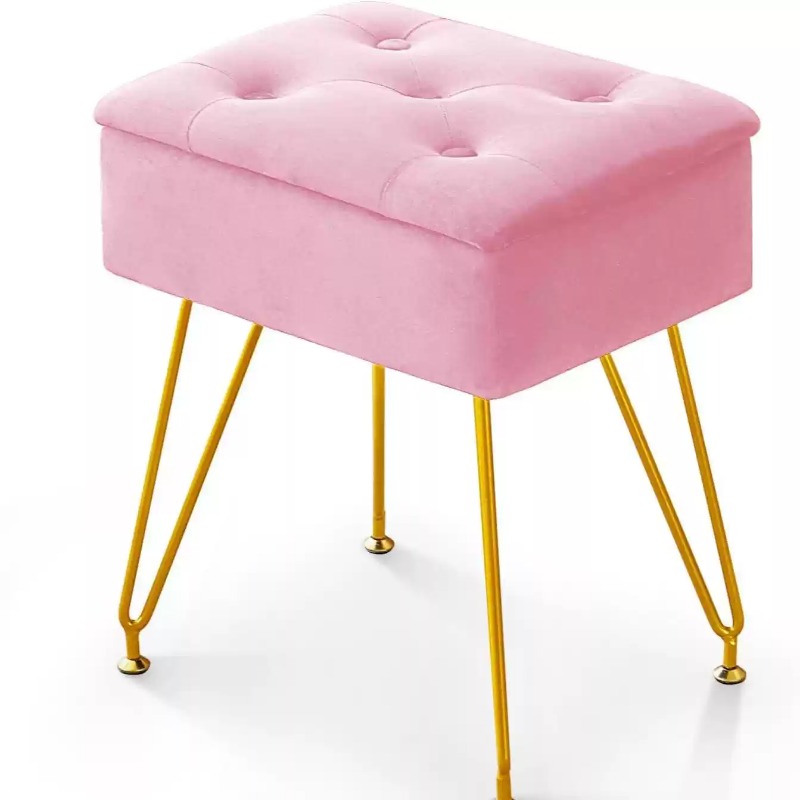 Modern Soft Vanity Stool Ottom - огляд і ціна Home Living Bathroom Vanity
