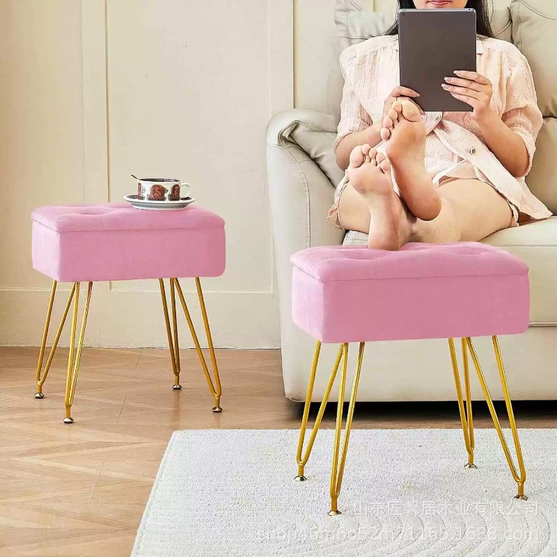 Modern Soft Vanity Stool Ottom - огляд і ціна Home Living Bathroom Vanity