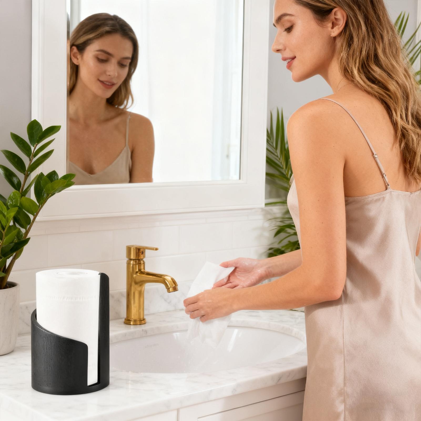 Wood Paper Towel Holder Farmho - огляд і ціна Home Bathroom Paper Towel Dispenser