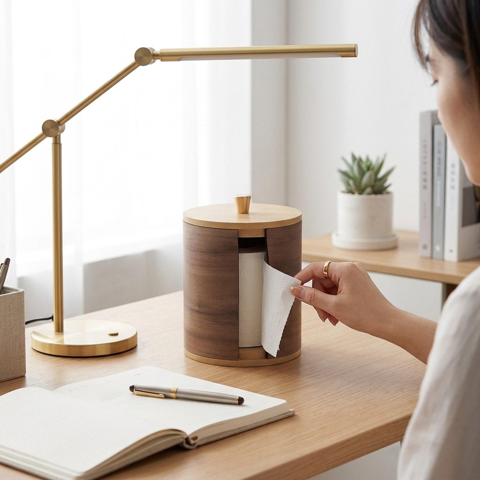 Paper Towel Holder with Walnut - огляд і ціна Home Bathroom Paper Towel Dispenser
