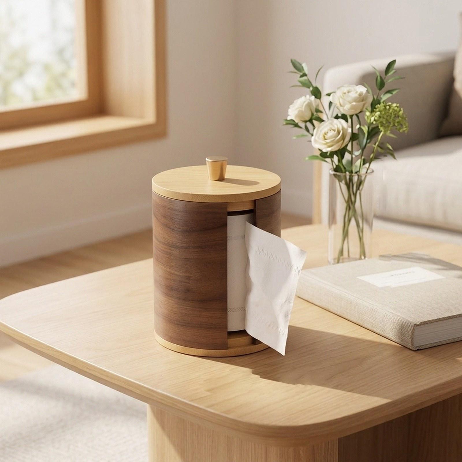 Paper Towel Holder with Walnut - огляд і ціна Home Bathroom Paper Towel Dispenser