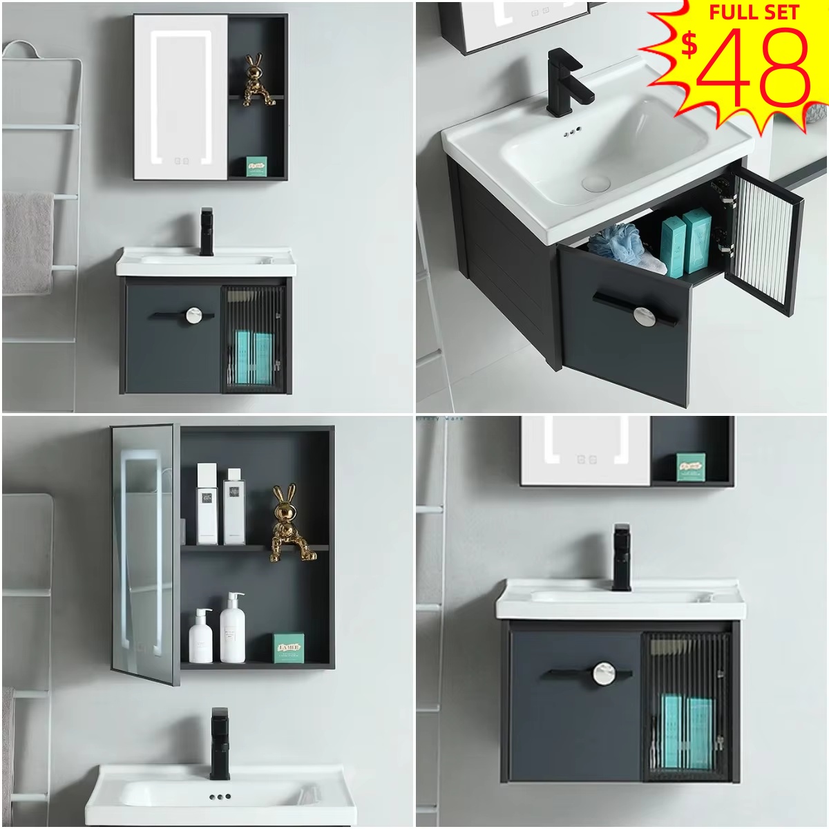 Bathroom CabinetChaozhou Facto - огляд і ціна Home Living Bathroom Vanity