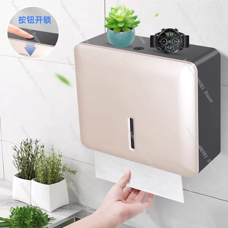 Punch-Free Wall Mount Paper Ha - огляд і ціна Home Bathroom Paper Towel Dispenser