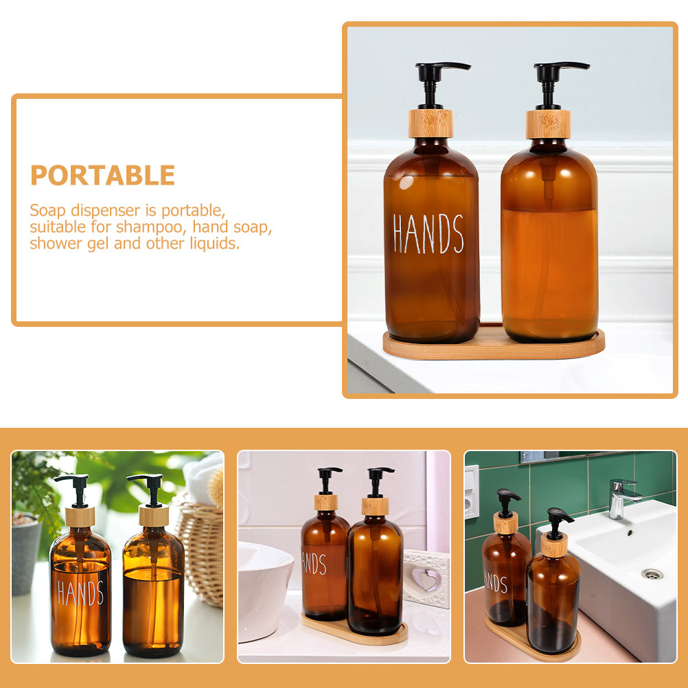 500Ml Refillable Glass Soap Di - огляд і ціна Soap Dispenser Pump