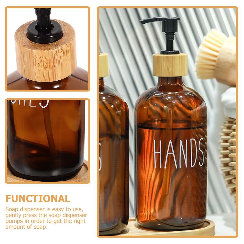 500Ml Refillable Glass Soap Di - огляд і ціна Soap Dispenser Pump