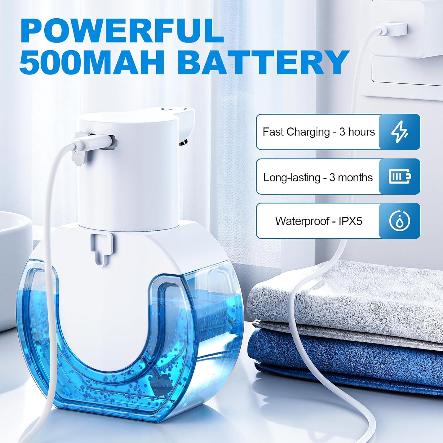 420ML Large Capacity Touchless - огляд і ціна Soap Dispenser Pump