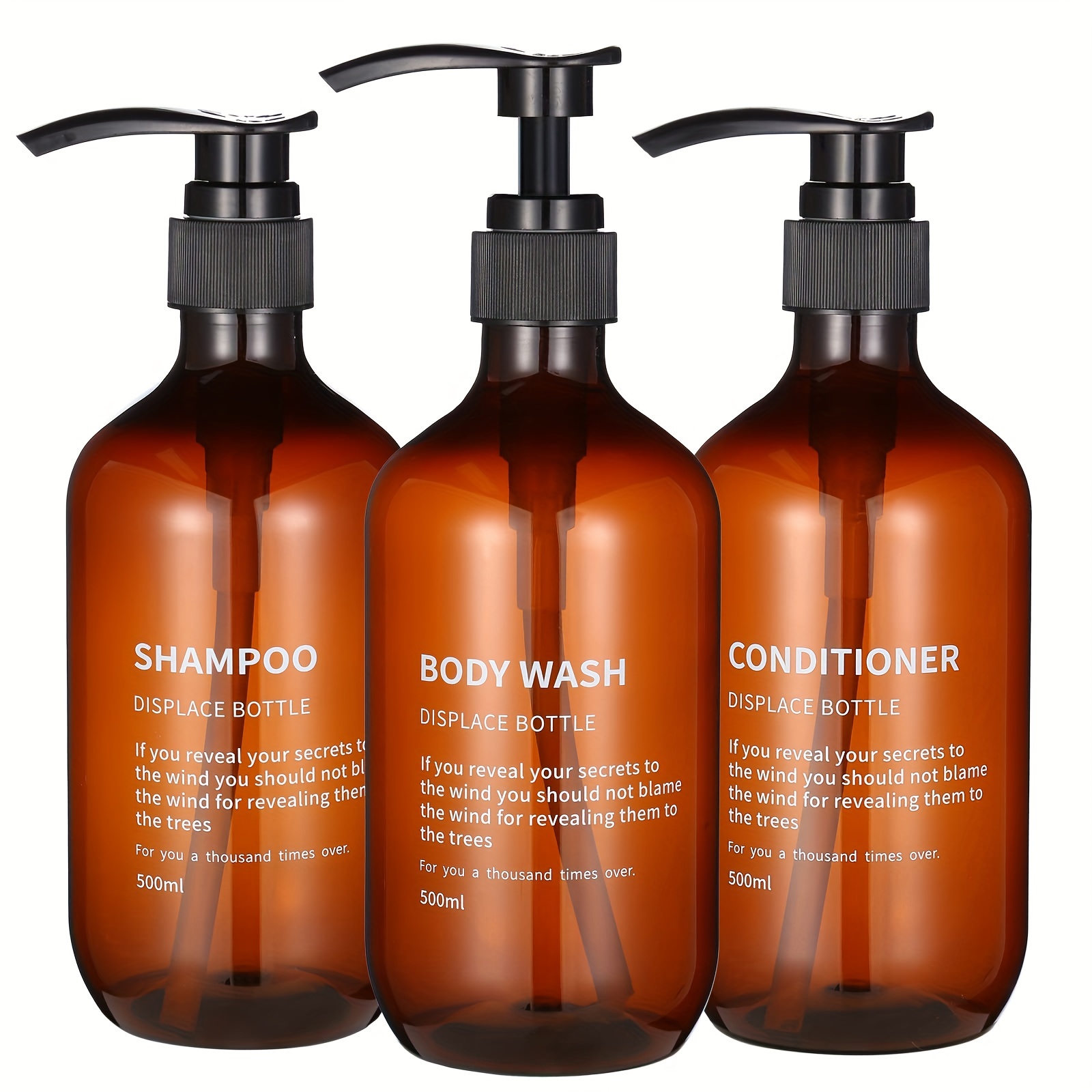 3pcs Waterproof Shampoo Condit - огляд і ціна Soap Dispenser Pump