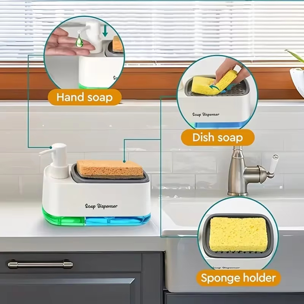 3-in-1 Hand And Dish Soap Disp - огляд і ціна Soap Dispenser Pump