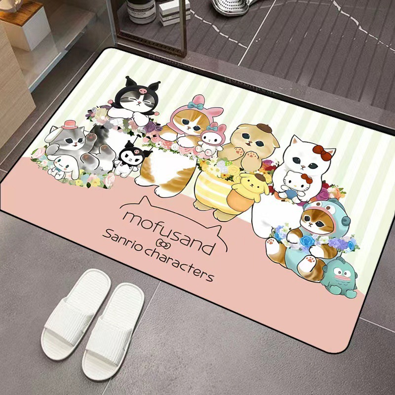 Mofusand Cartoon Diatom Mud Ab - огляд і ціна Home Bathroom Rugs
