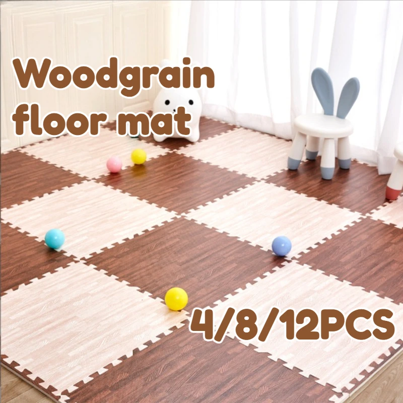 Wood Grain Foam Patchwork Mat  - огляд і ціна Zara Home Bathroom Rug