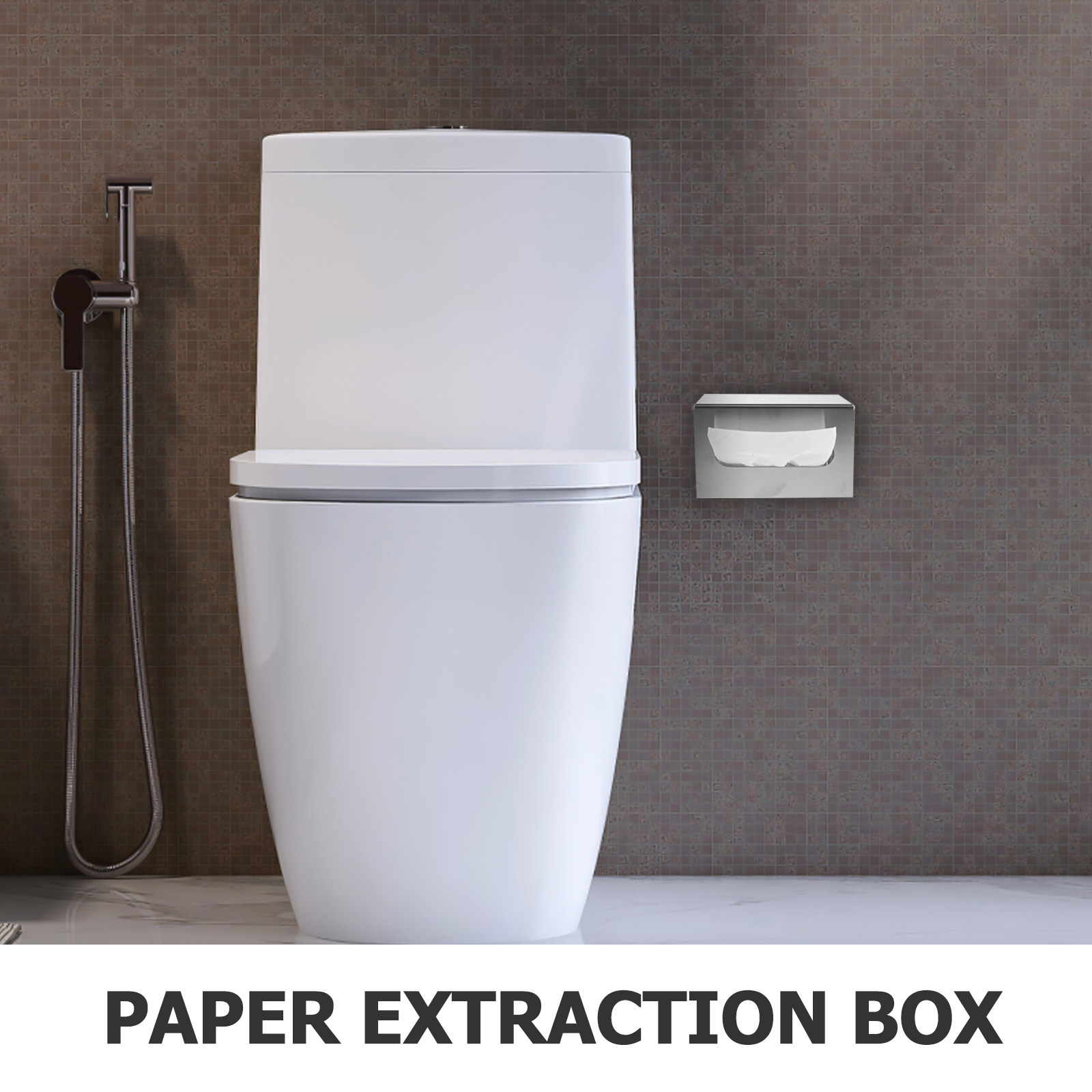 Stainless Steel Wall Mounted T - огляд і ціна Home Bathroom Paper Towel Dispenser