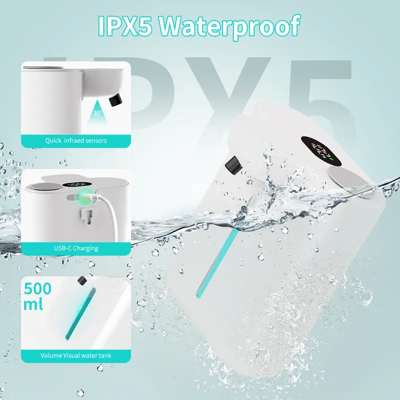 500ML Large Capacity 9-Levels  - огляд і ціна Soap Dispenser Pump