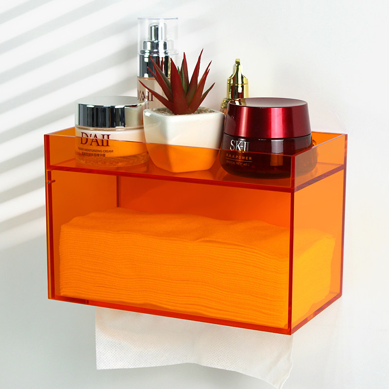 Acrylic Wall Mounted Tissue Bo - огляд і ціна Home Bathroom Paper Towel Dispenser