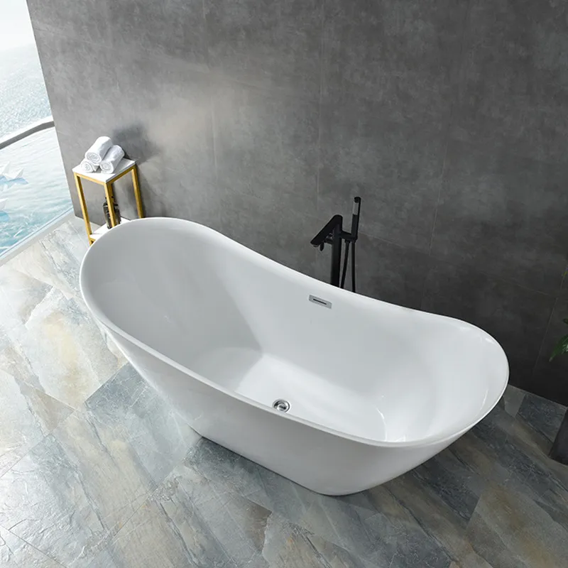 Freestanding Acrylic Ingot Bat - огляд і ціна Home Bathroom Tub