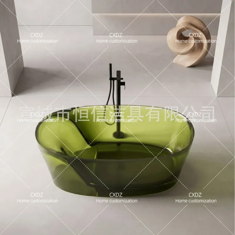 Transparent Freestanding Resin - огляд і ціна Home Bathroom Tub