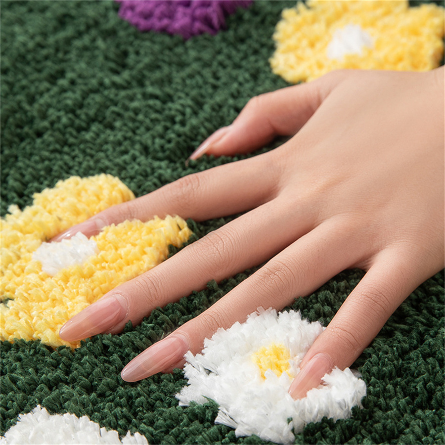 60X120Cm Irregular Flower Bath - огляд і ціна Zara Home Bathroom Rug