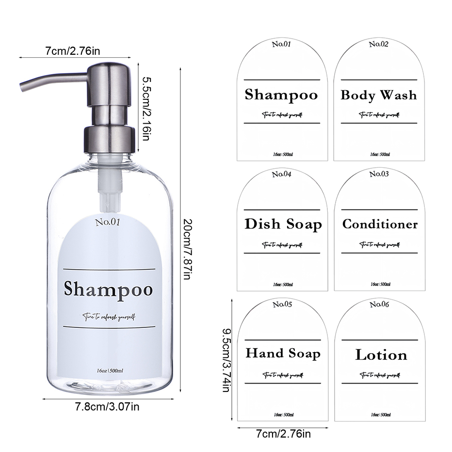Clear Shampoo Conditioner Body - огляд і ціна Soap Dispenser Pump