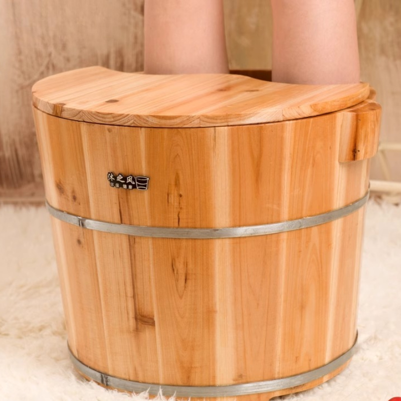 Wood Foot Soaking Tub Deep Ins - огляд і ціна Home Bathroom Tub