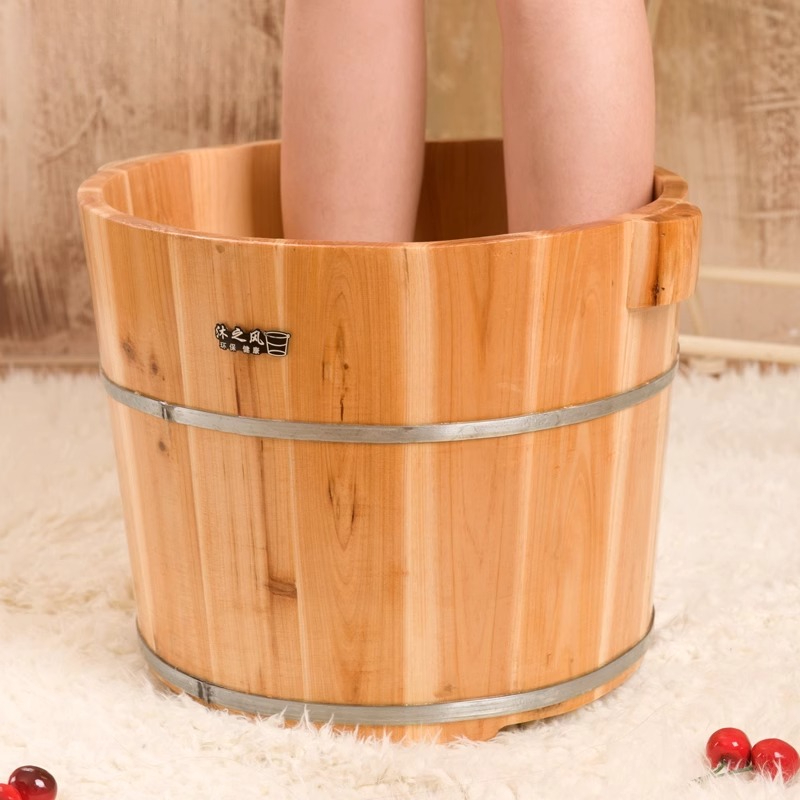 Wood Foot Soaking Tub Deep Ins - огляд і ціна Home Bathroom Tub