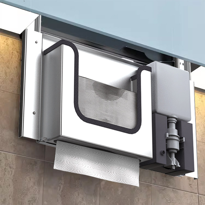 Stainless Steel Hidden Paper T - огляд і ціна Home Bathroom Paper Towel Dispenser