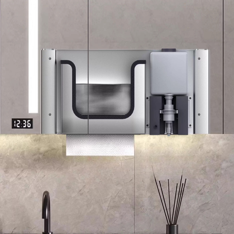 Stainless Steel Hidden Paper T - огляд і ціна Home Bathroom Paper Towel Dispenser