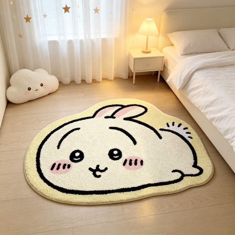 -Chiikawa Cartoon Rug Anime Ha - огляд і ціна Home Bathroom Rugs