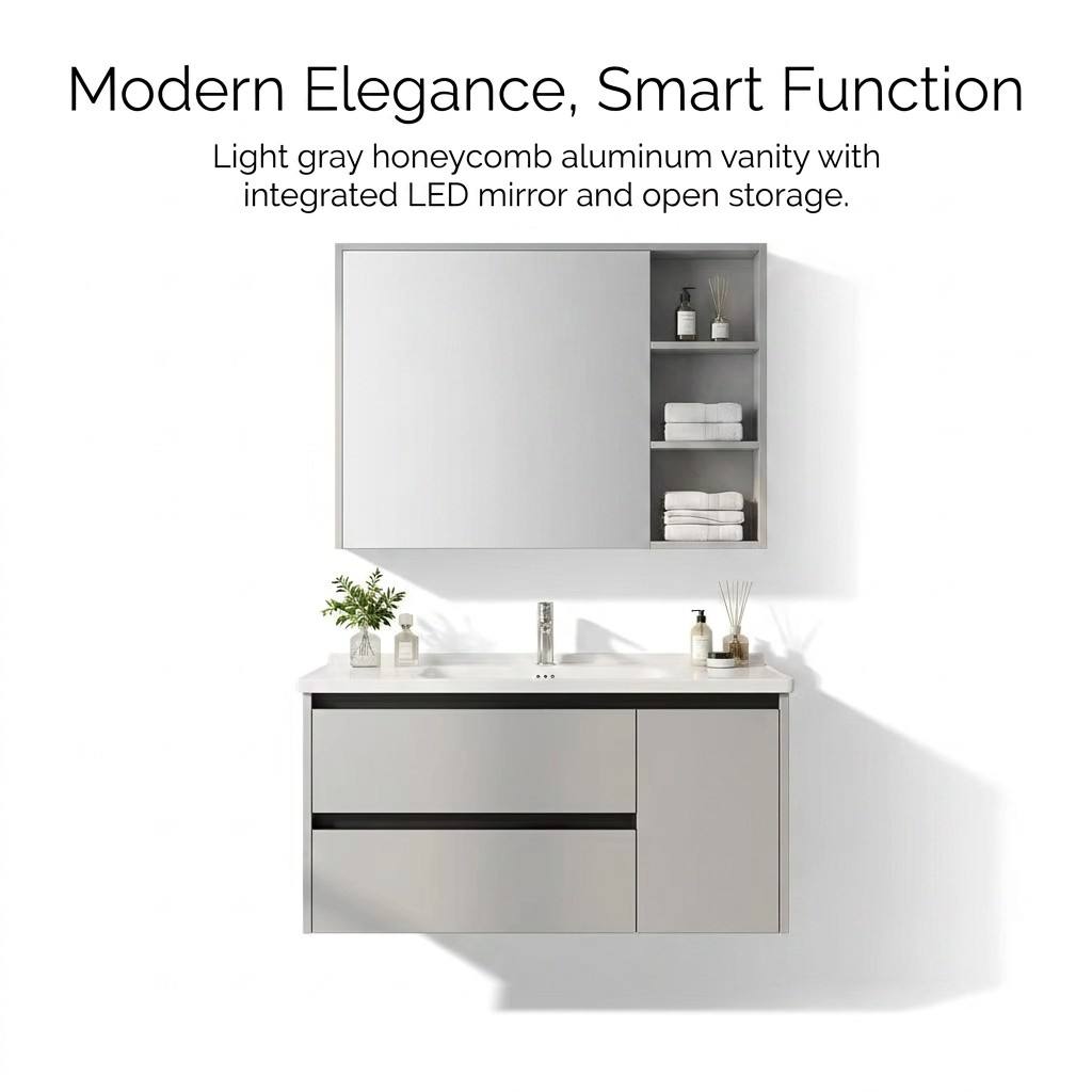 Bathroom CabinetModern Eco-Fri - огляд і ціна Home Living Bathroom Vanity