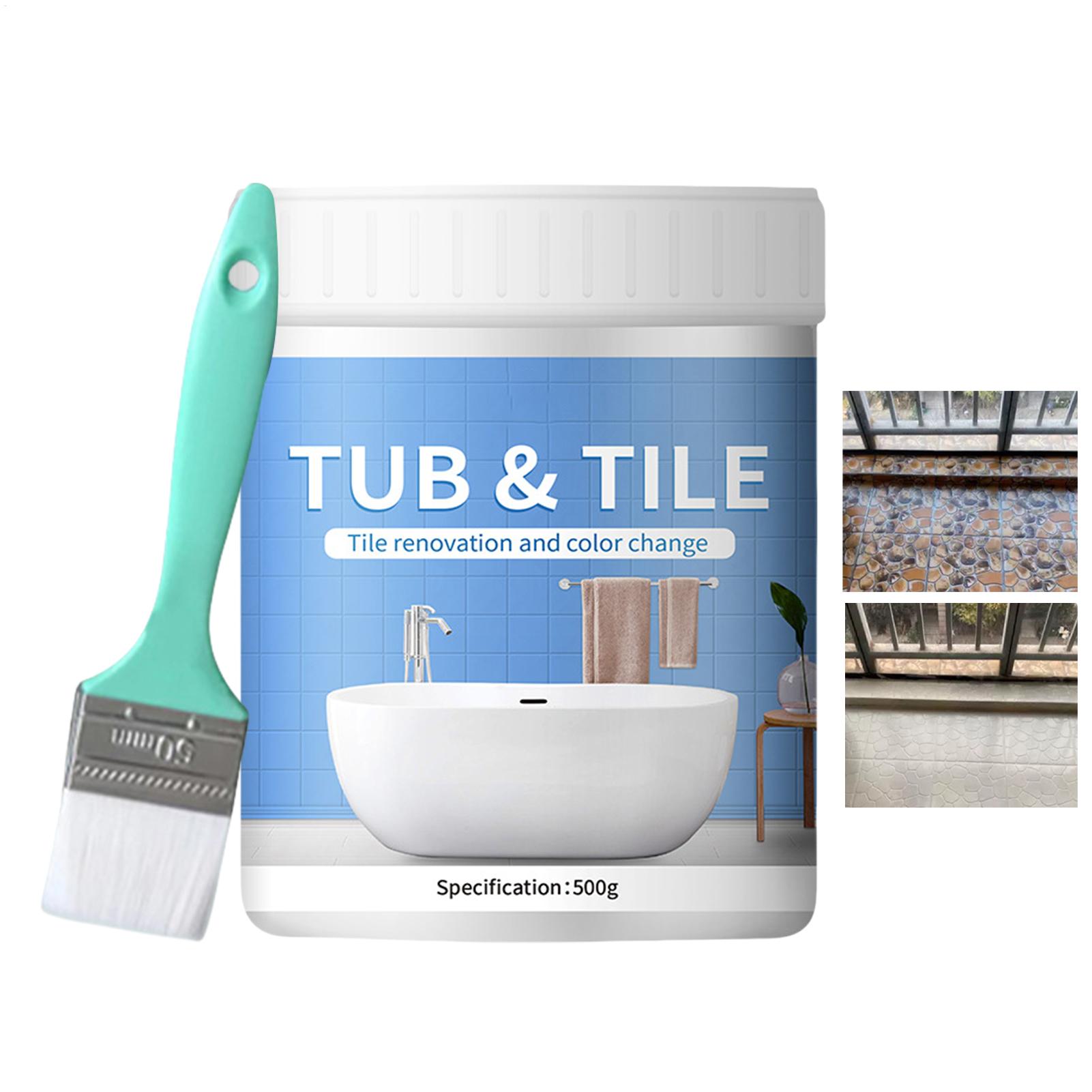 Bathroom Tile Paint Kit 500g W - огляд і ціна Home Bathroom Tub