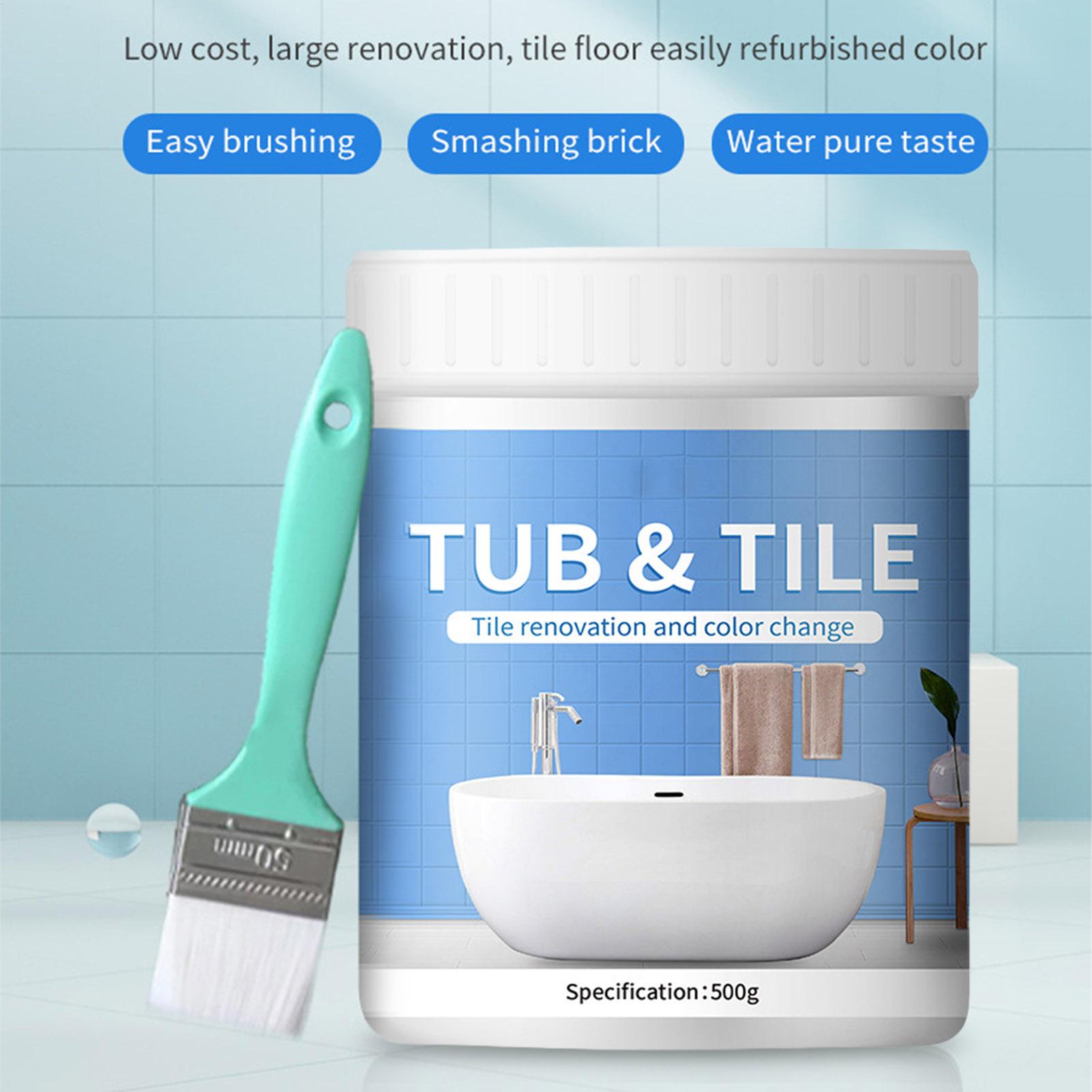 Bathroom Tile Paint Kit 500g W - огляд і ціна Home Bathroom Tub